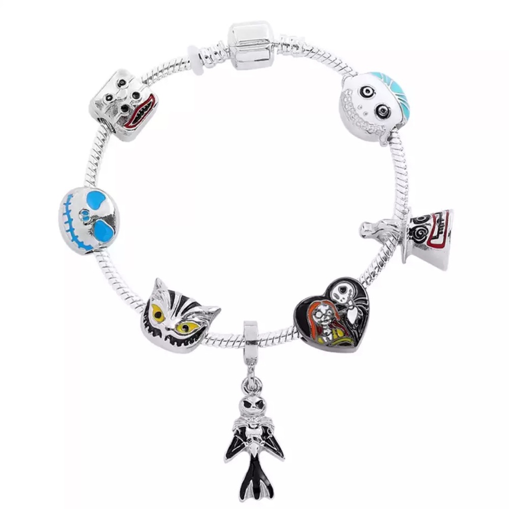 Nightmare Before Christmas Theme Charm Bracelet
